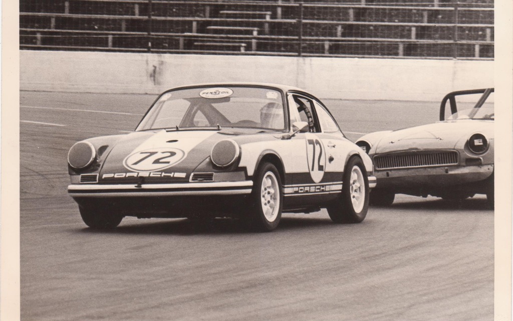 François Audette en Porsche