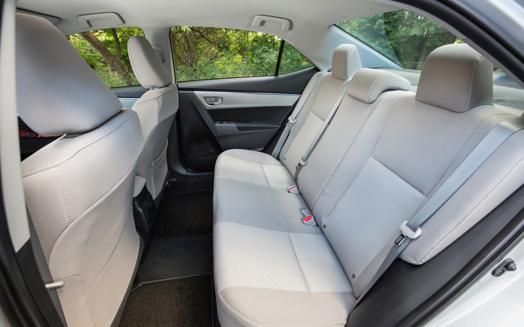 The interior uses new soft-touch materials.