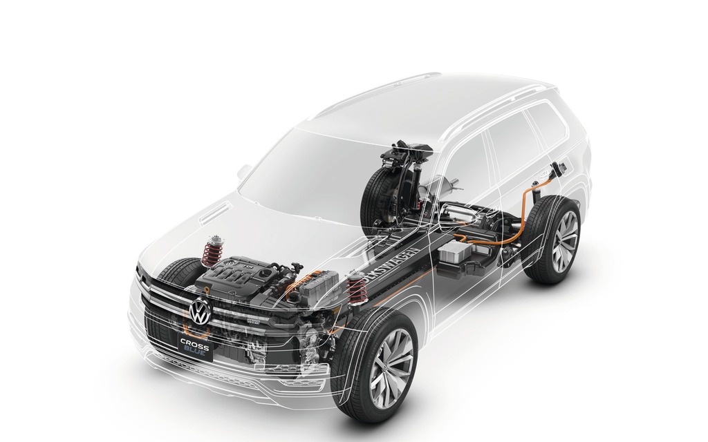 Le Cross Blue est un hybride branchable