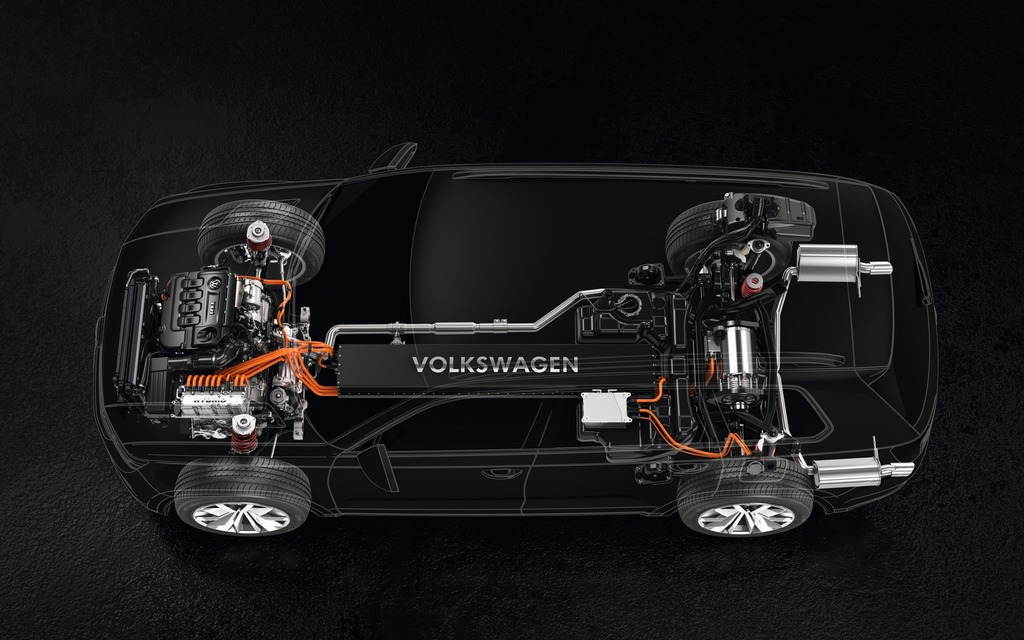 La majorité des composantes ont été développées par VW