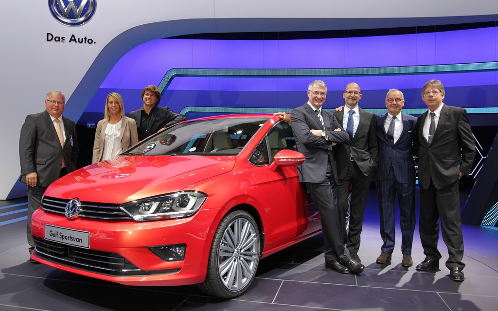 Une étude de Volkswagen Golf Sportsvan qui préfigure la
