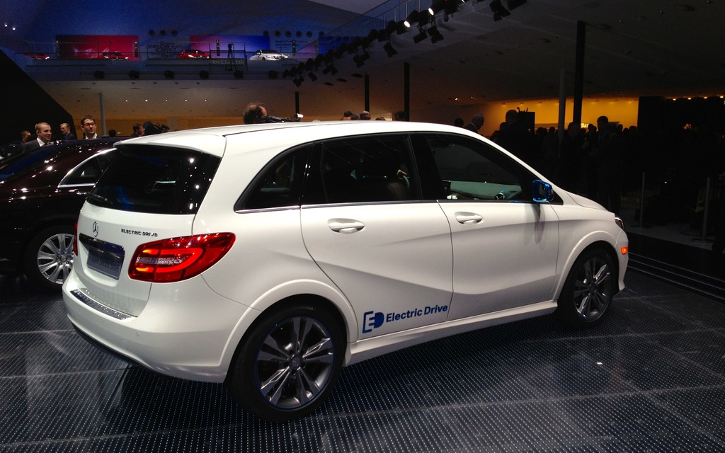 Mercedes-Benz B-Class with electric drivetrain.