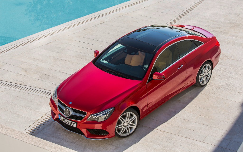  The E-Class coupe doesn’t have a B-pillar.