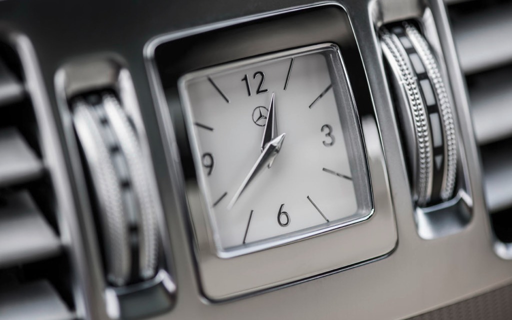  All versions are equipped with this analog clock.