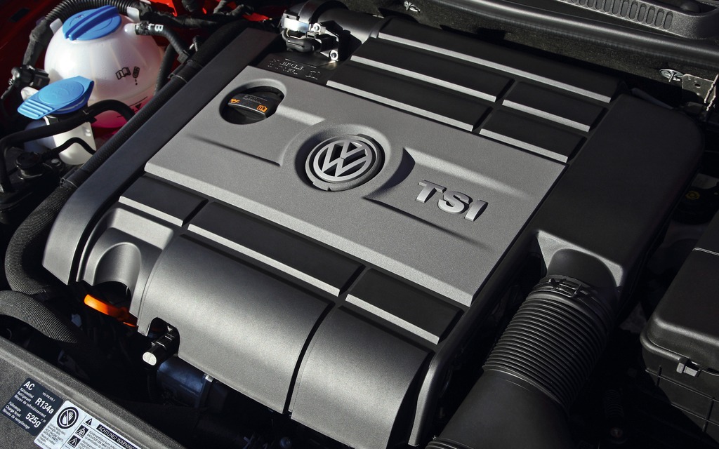 Moteur turbo de la Volkswagen Golf R 
