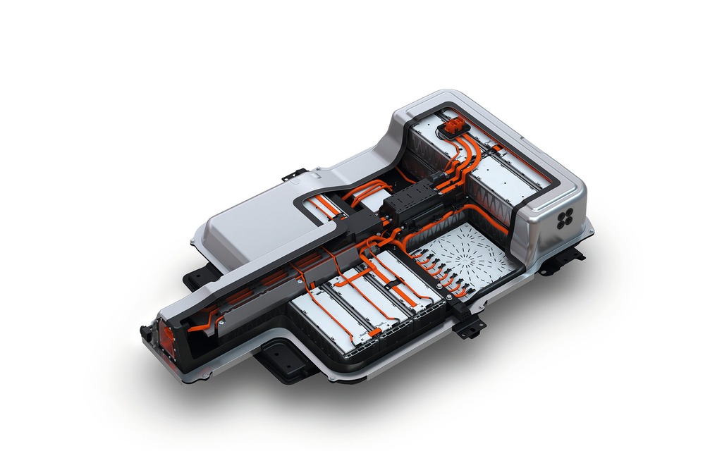 La batterie a été développée par Volkswagen et fabriquée en Allemagne.