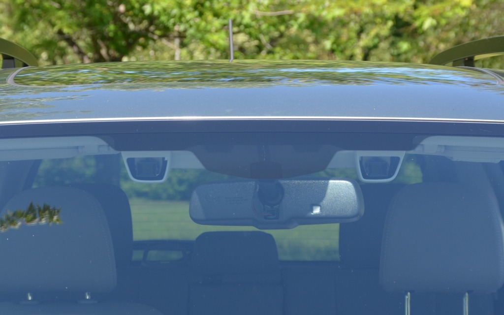 The two cameras are visible from the outside.