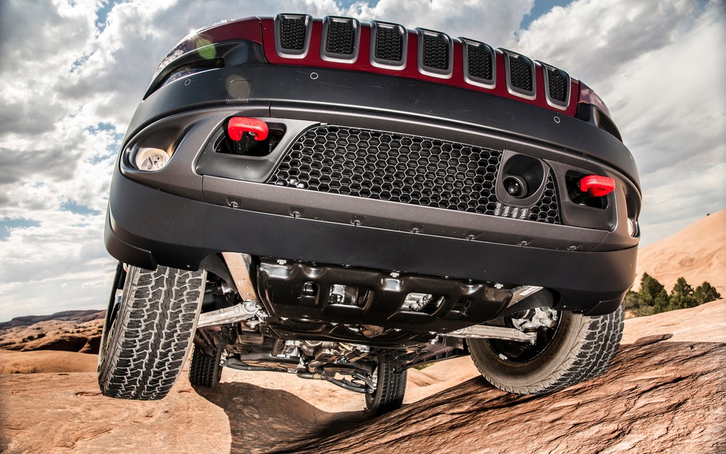  The Trailhawk is designed for off-roading and officially “Trail Rated”
