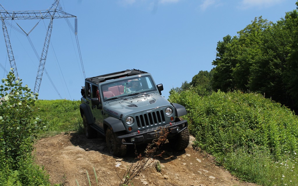 The Jeep Wrangler just laughed at the off-road trails 