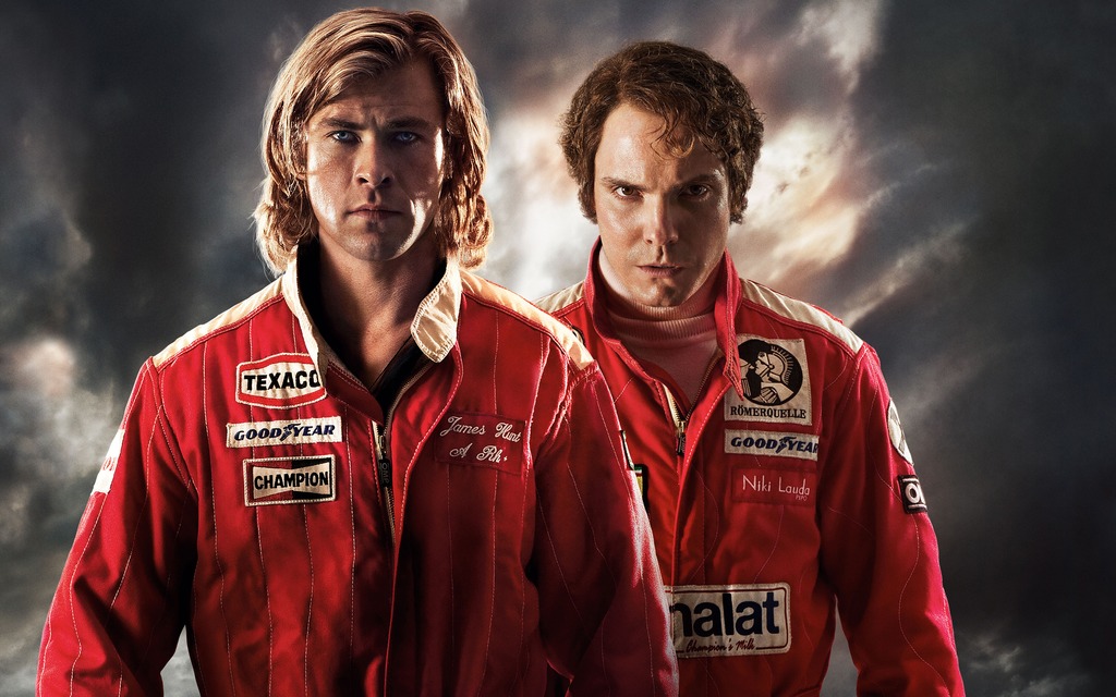 James Hunt (Chris Hemsworth) et Niki Lauda (Daniel Brühl)