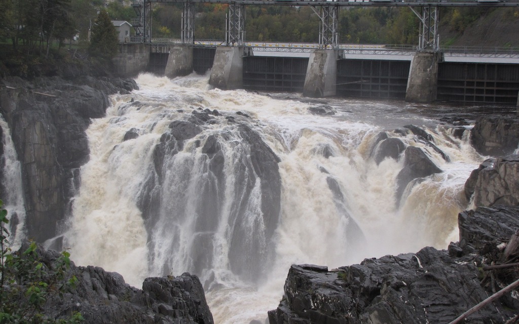 Grand Falls in Nouveau-Brunswick