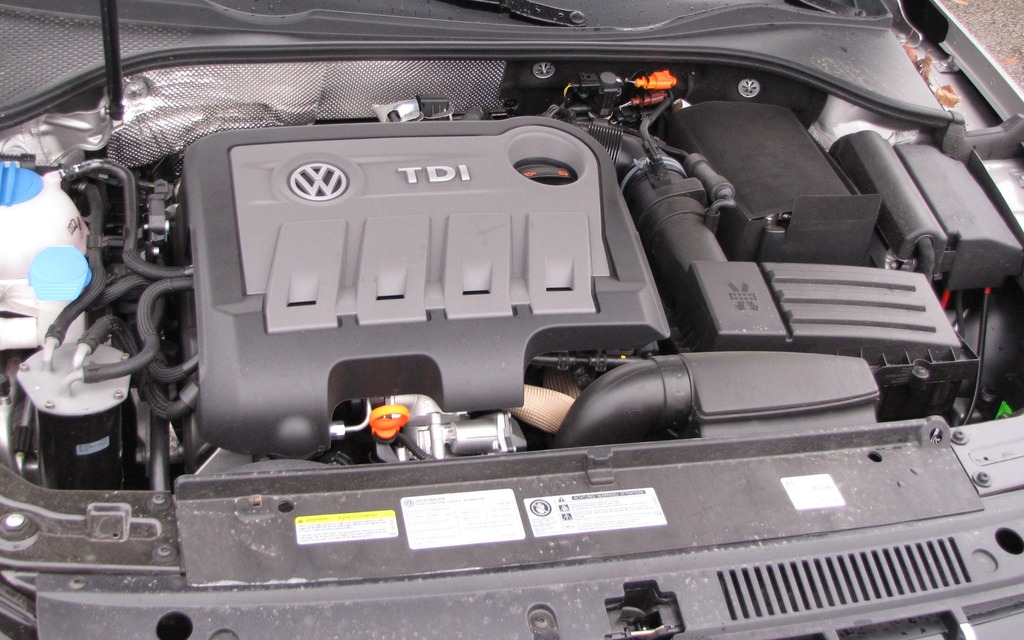 The Volkswagen Passat’s TDI engine.