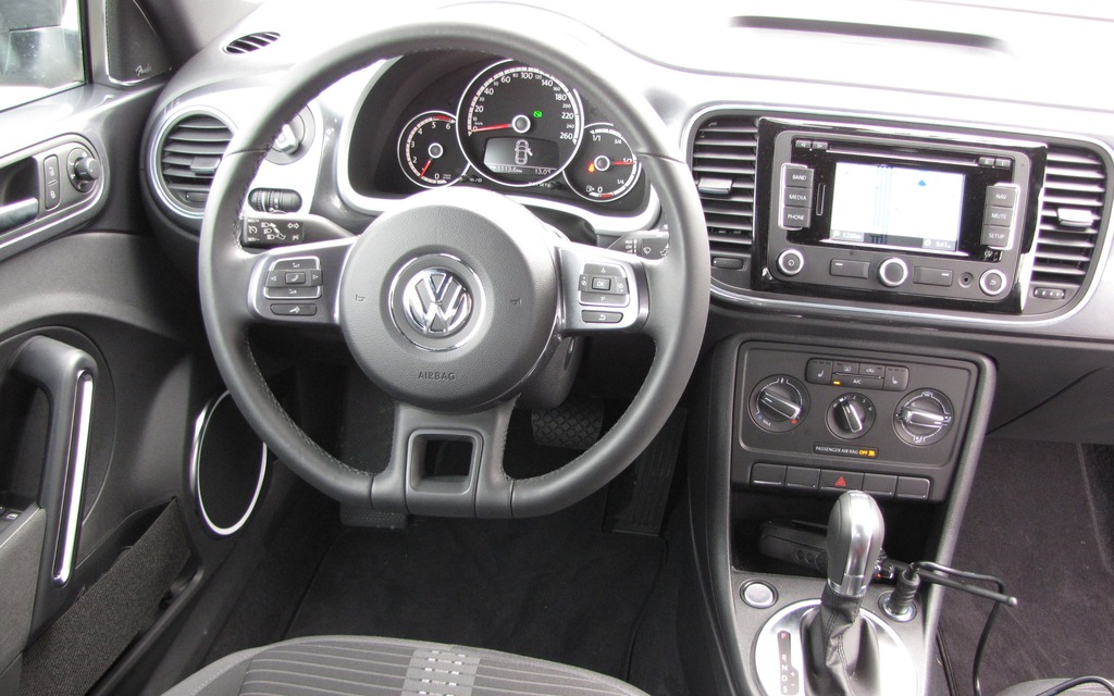 The little Beetle’s dashboard.