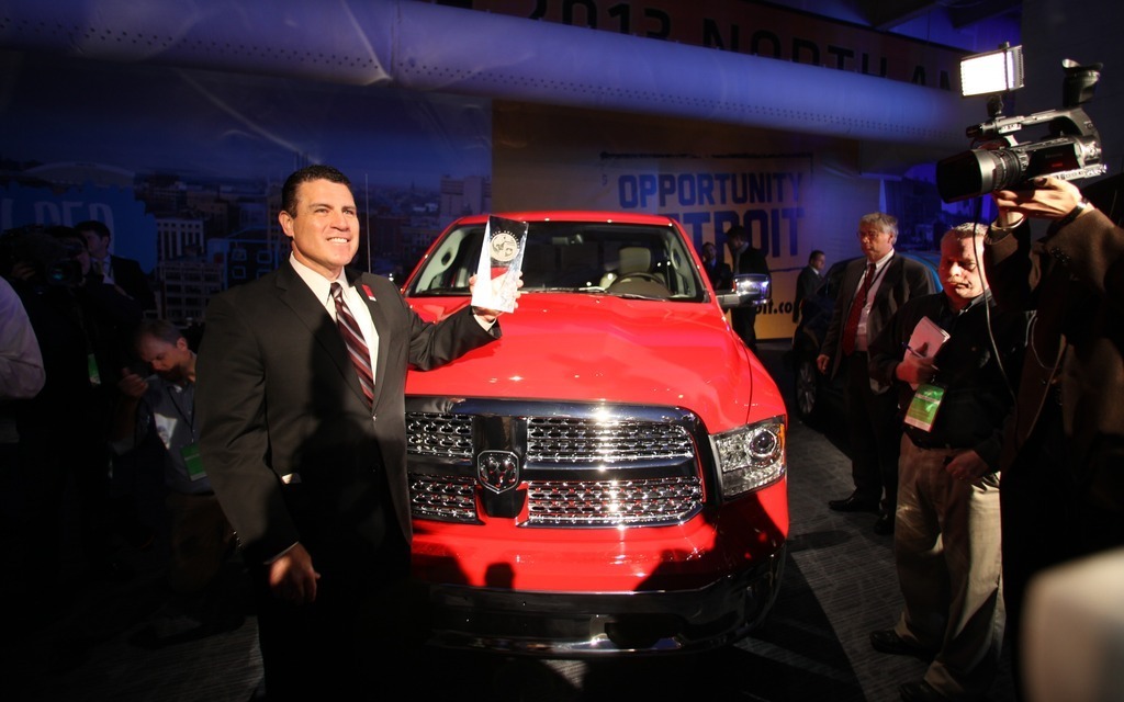 The RAM 1500 won last year's Truck of the Year award.