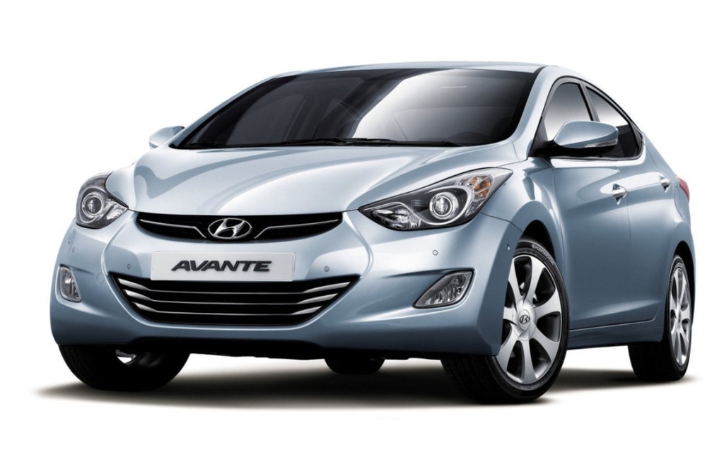 The Hyundai Elantra is called the Avante in Japan