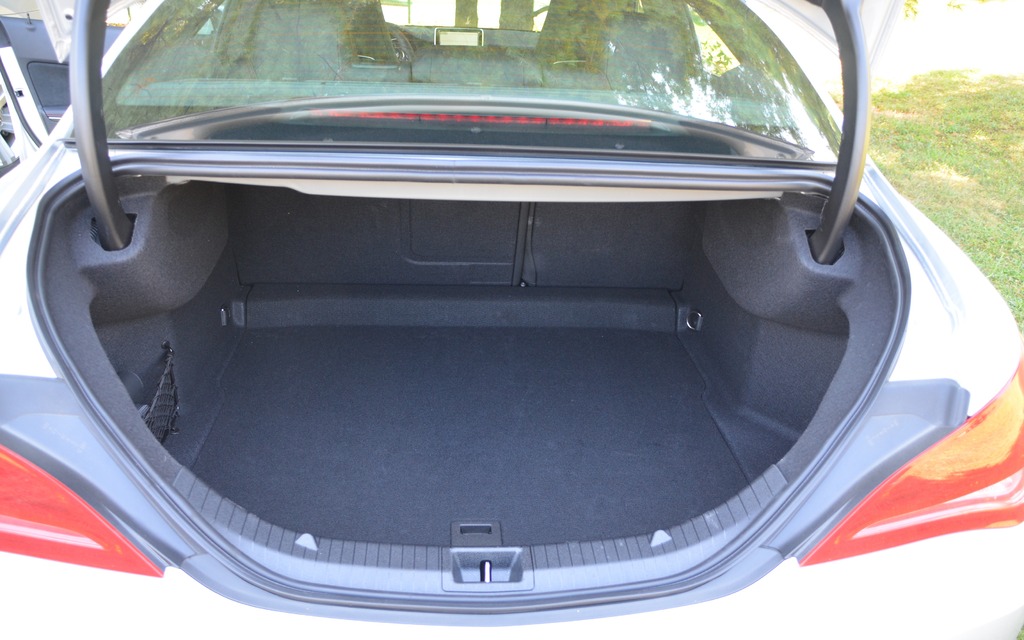 The trunk finish is much better than many living rooms!