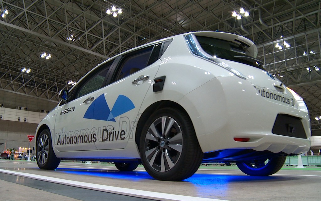 Nissan LEAF autonome 