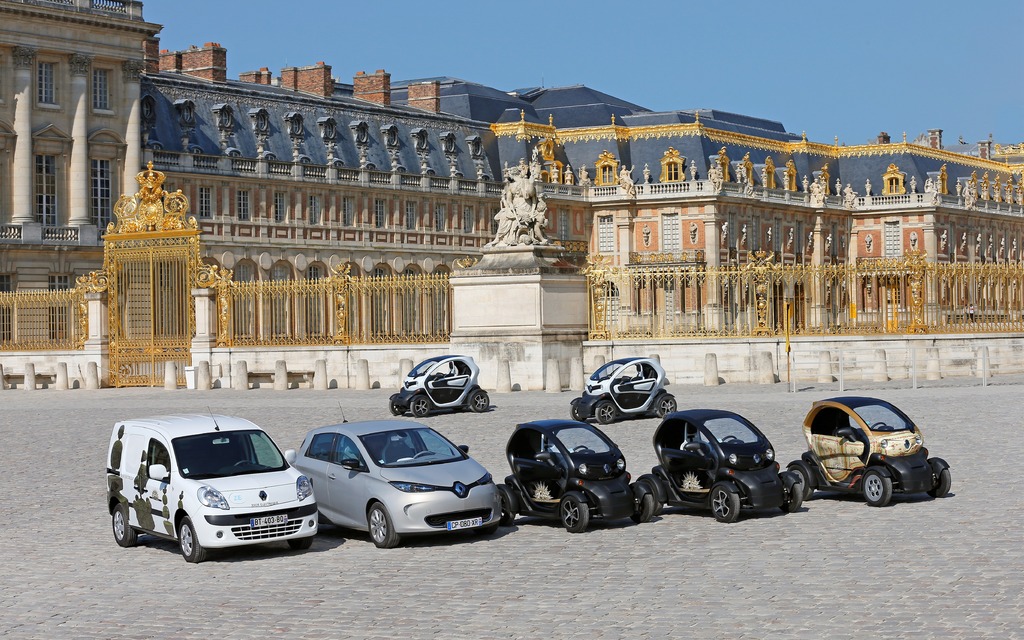 Renault au château de Versailles