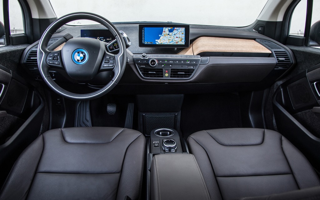 The interior is a window to the future.