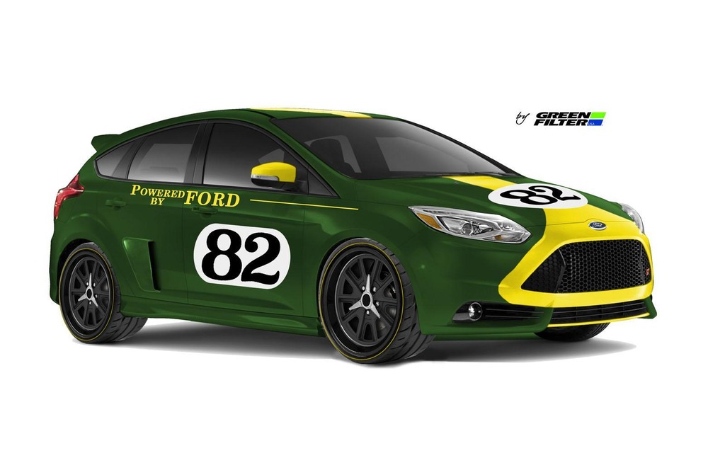 Ford Focus ST Green Filter USA