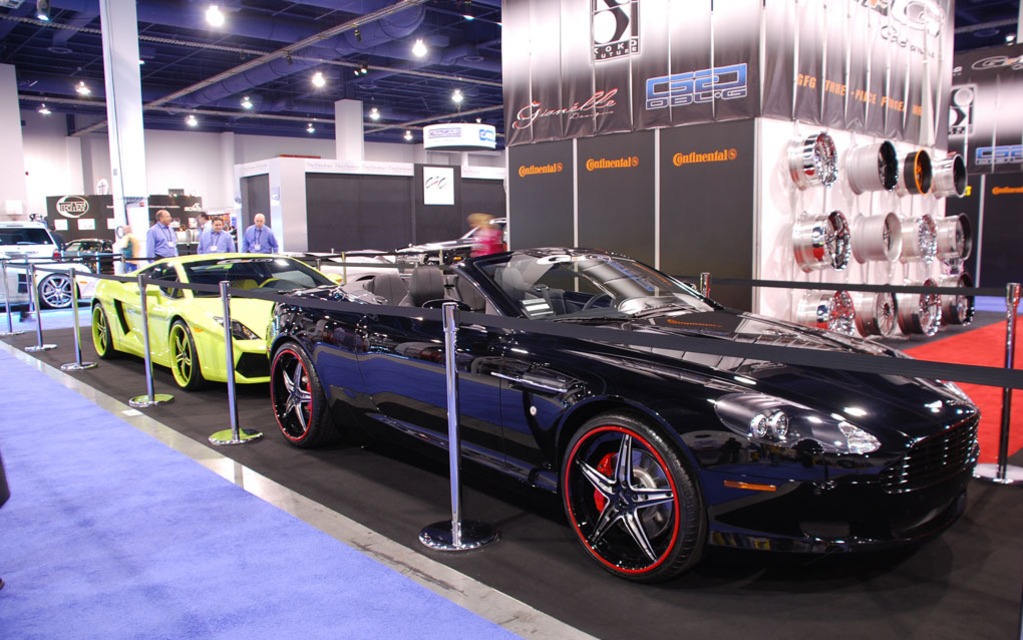 A display at the 2008 SEMA show