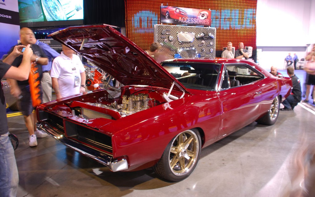 A display at the 2008 SEMA show 