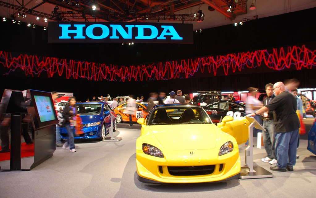 Honda's display at the 2008 SEMA show