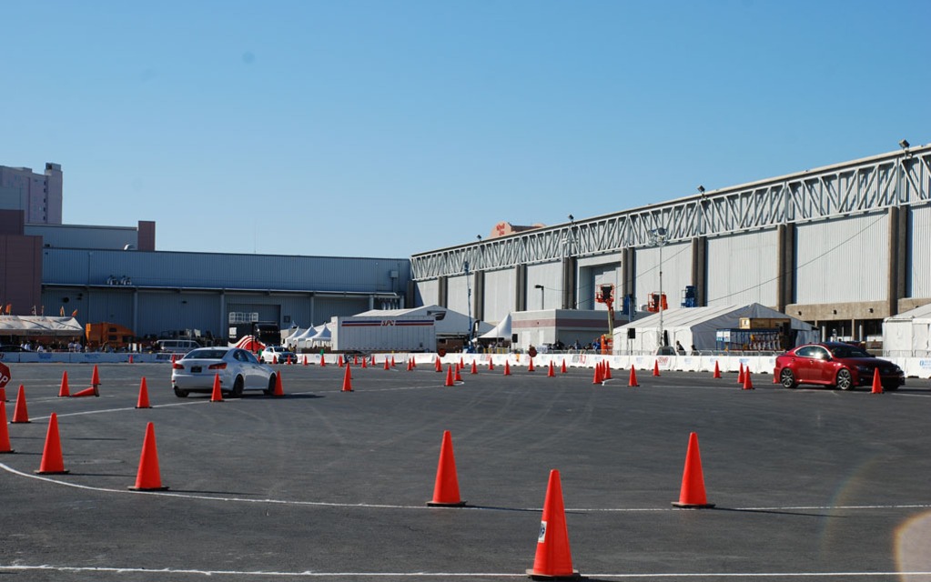The proving grounds at the 2008 SEMA show