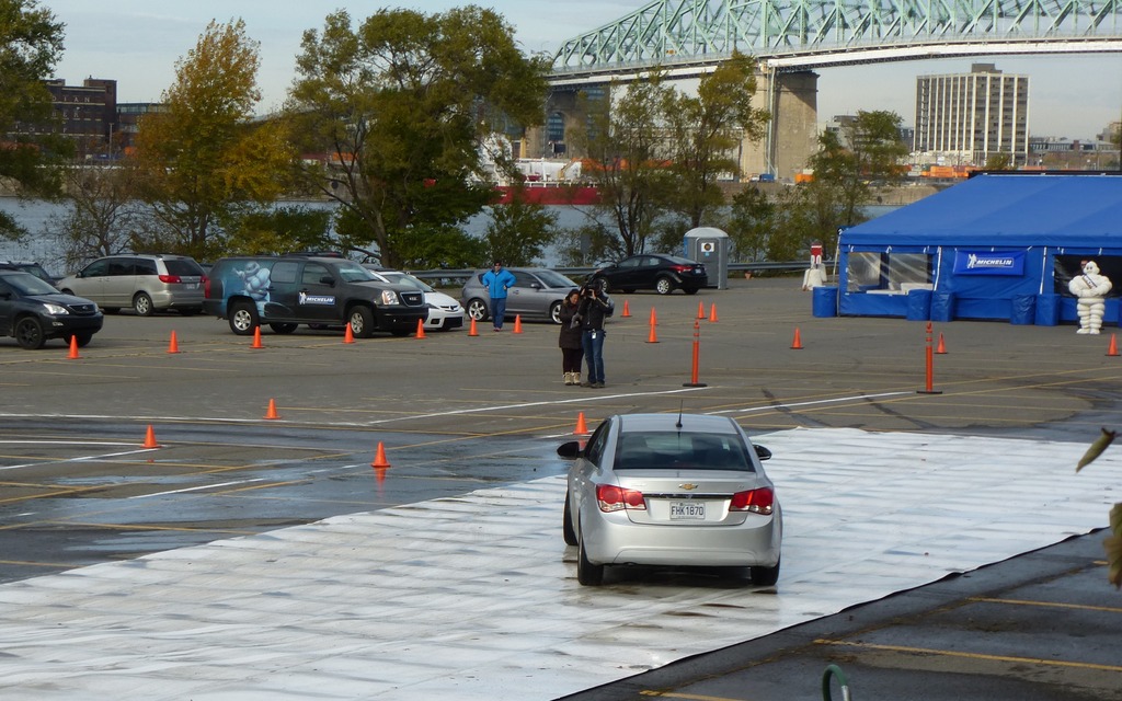 Instructors randomly applied the handbrake to cause surprise oversteer.