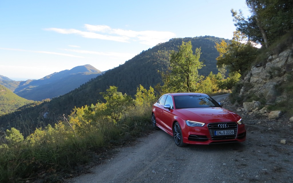 Quattro all-wheel drive is on-hand to enhance the car’s grip.