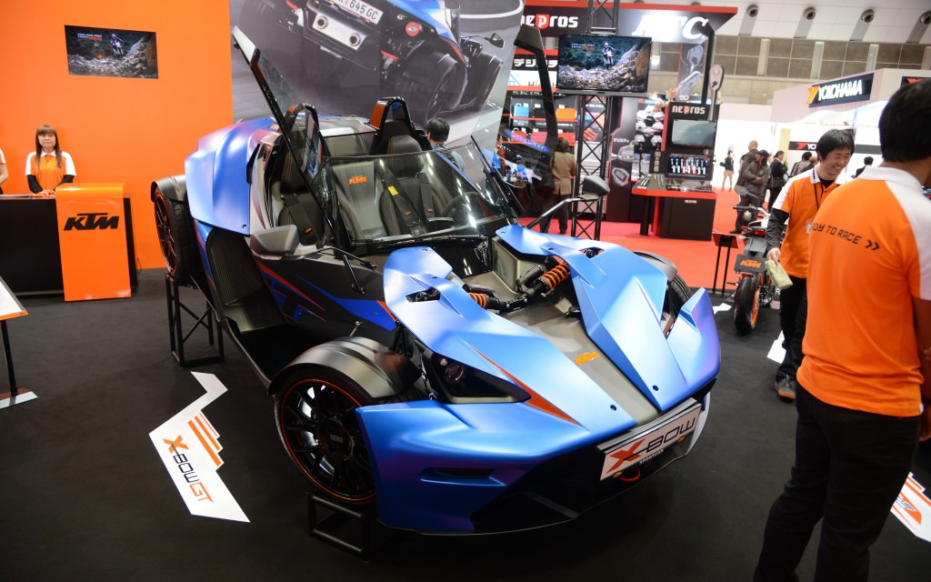 Ce spectaculaire roadster par KTM intrigue les japonais.