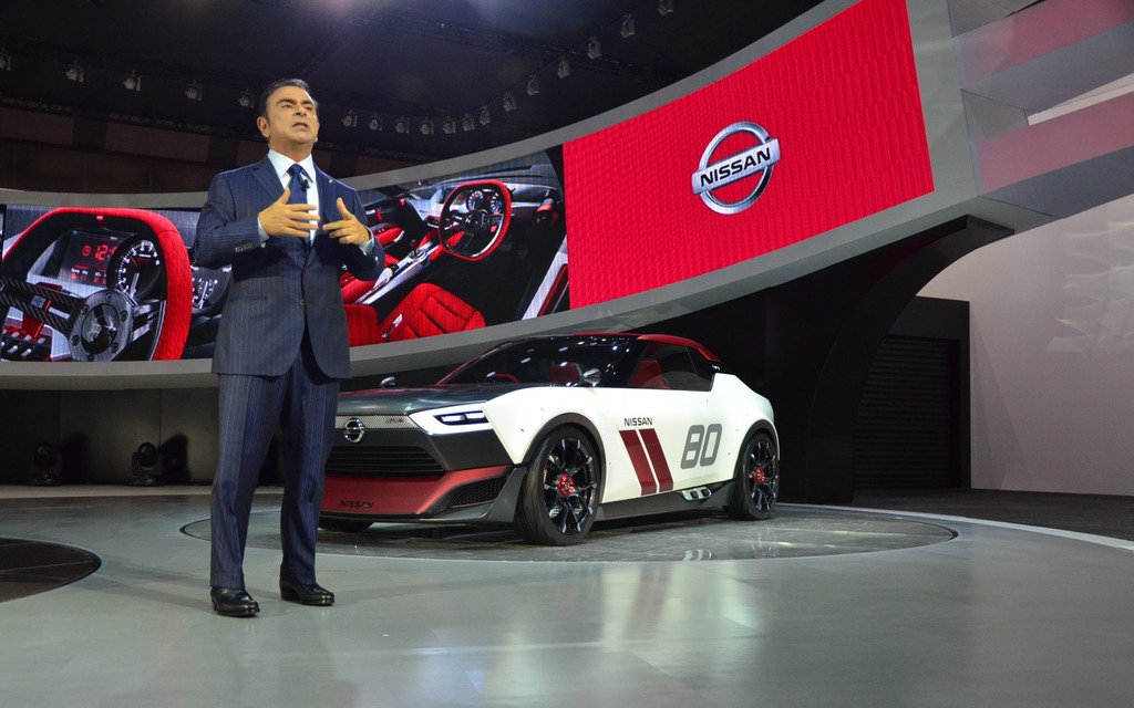 Nissan IDx Nismo Concept et Carlos Ghosn