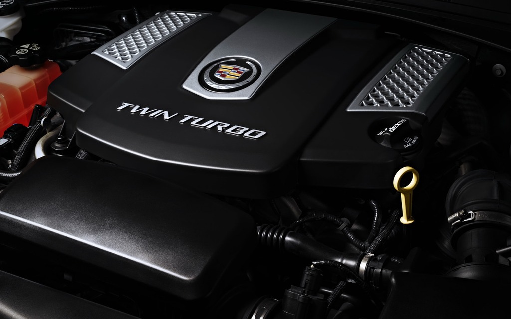 Le V6 3,6 litres double turbo produit 420 chevaux.