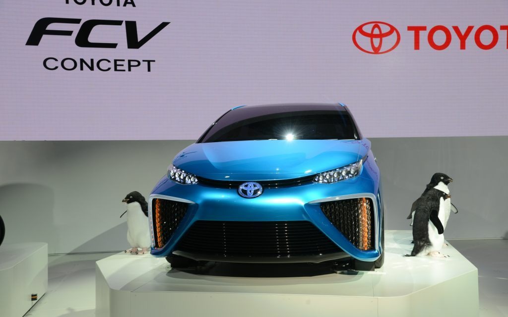 Toyota FCV. Les pingouins sont en option.