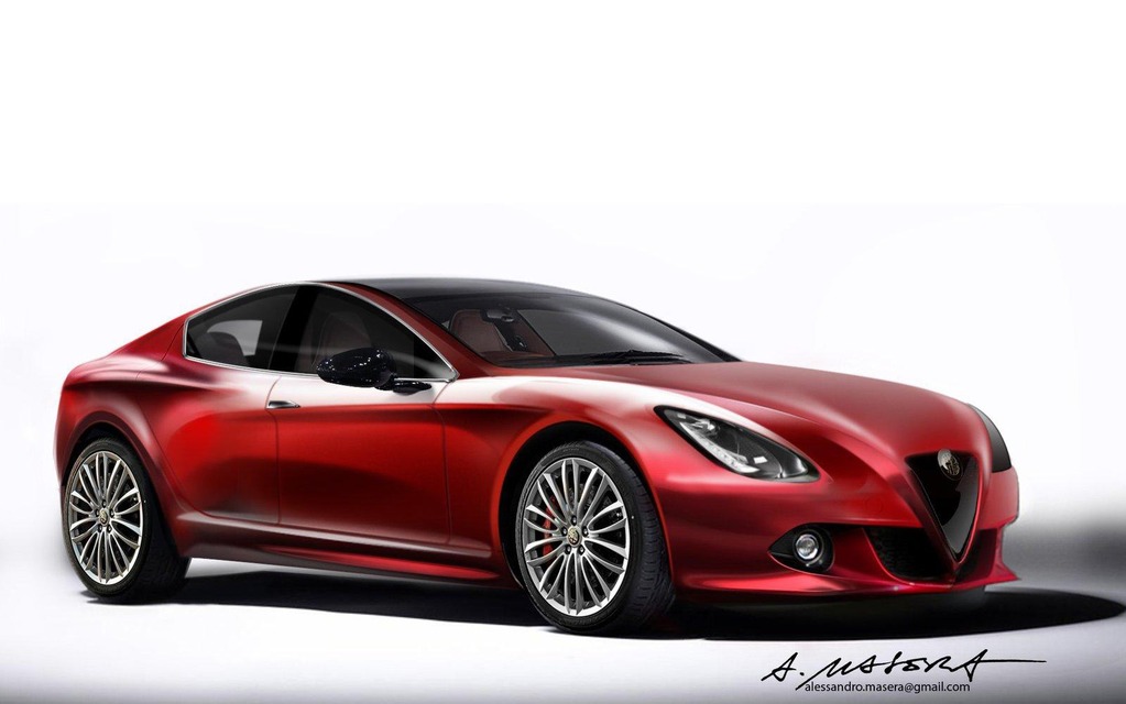 Alfa Romeo Giulia SportWagon imagined by Alessandro Masera