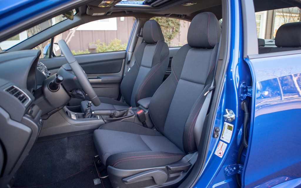 The WRX now boasts a much better interior than found in past models.