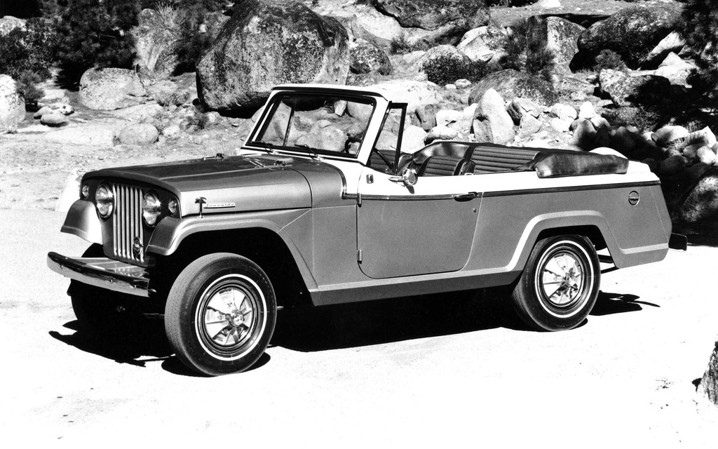 The original Willys-Overland Jeepster produced from 1948 to 1950.