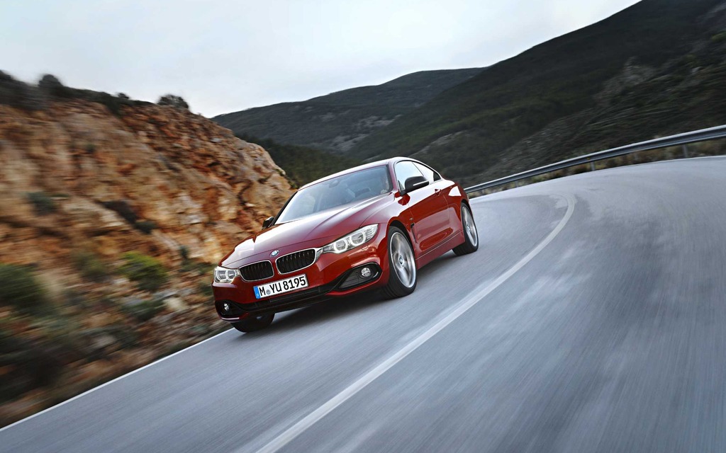 The 428i feels as big as it looks from behind the wheel.