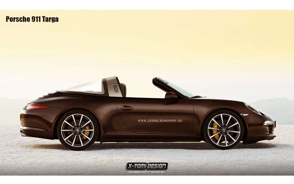 Porsche 911 Targa imaginée par X-Tomi Design