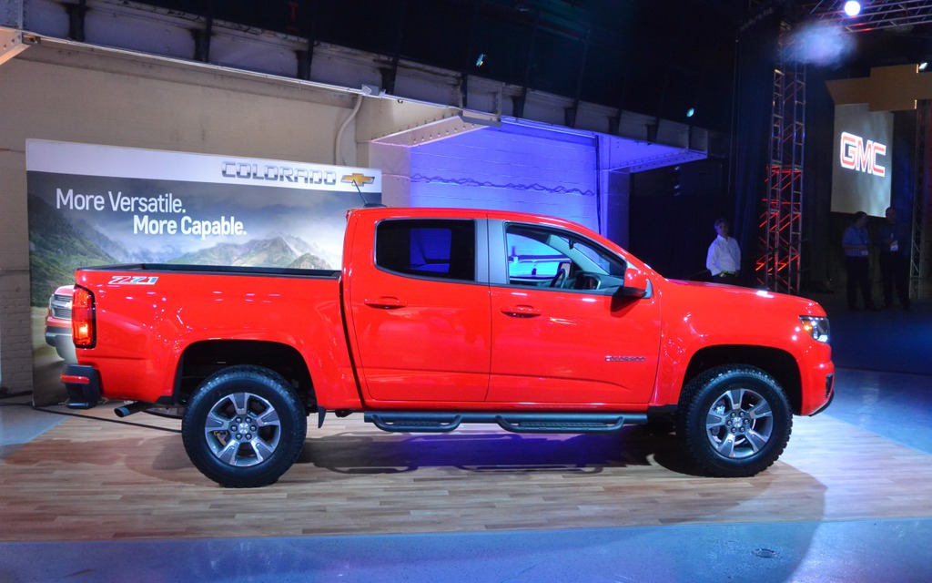 Le Chevrolet Colorado est moins élégant.