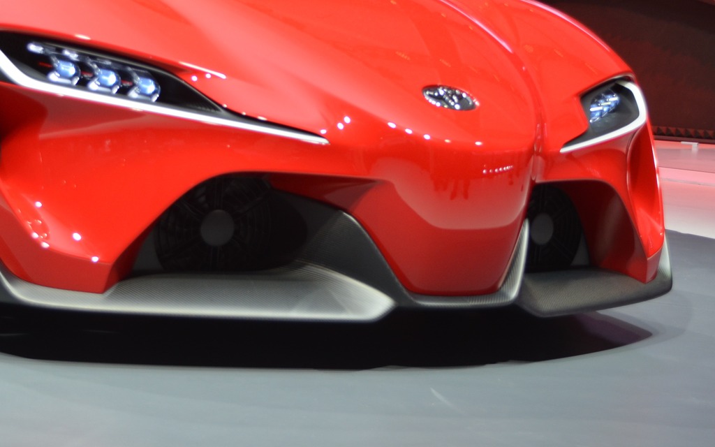 Toyota FT-1 Concept. Aérodynamiques, ces ventilateurs?