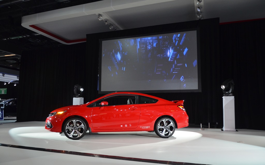 Honda Civic Si Coupe au Salon de l'Auto de Montréal