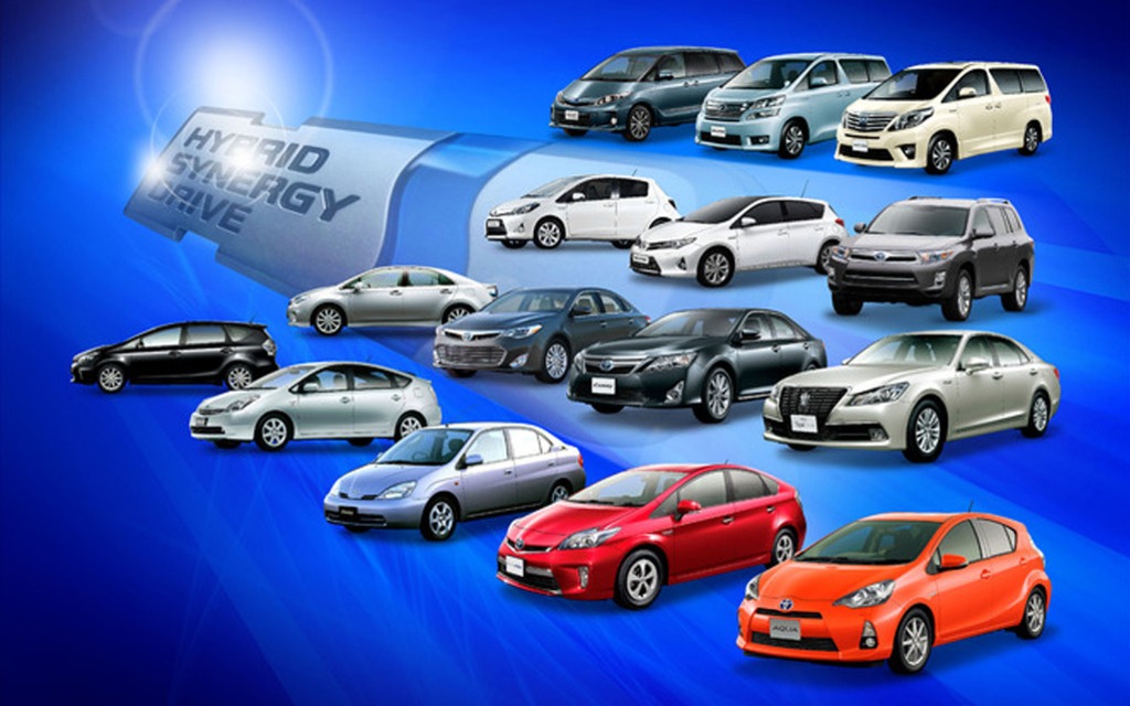 Toyota à motorisation hybride vendues à travers le monde