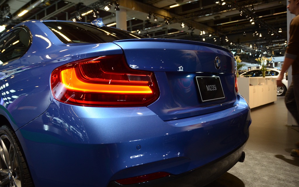 The new BMW M235i at the 2014 Montreal International Autoshow