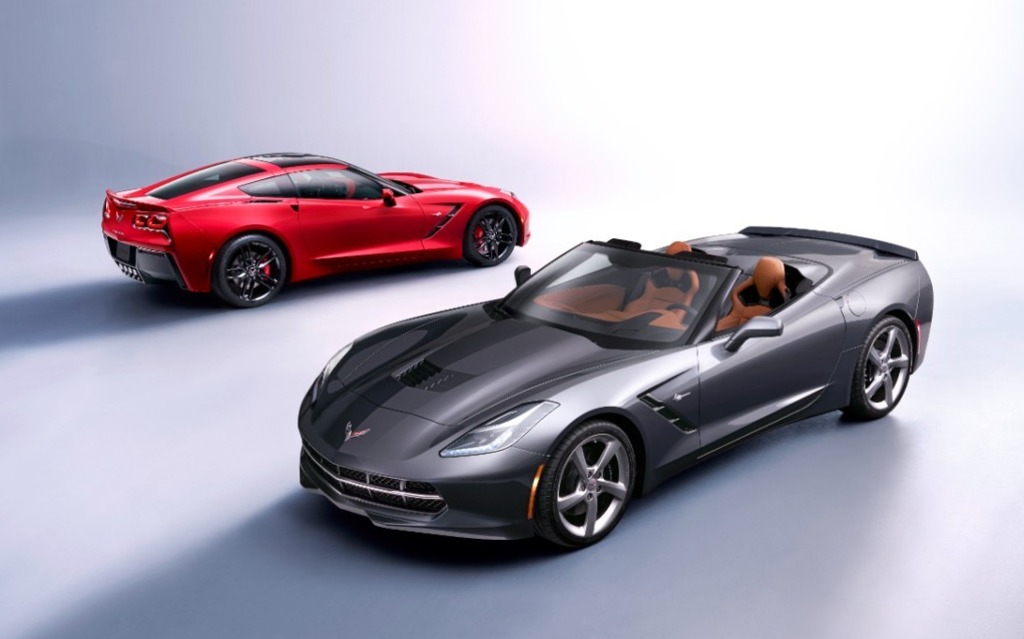 Chevrolet Corvette Stinray cabriolet et coupé