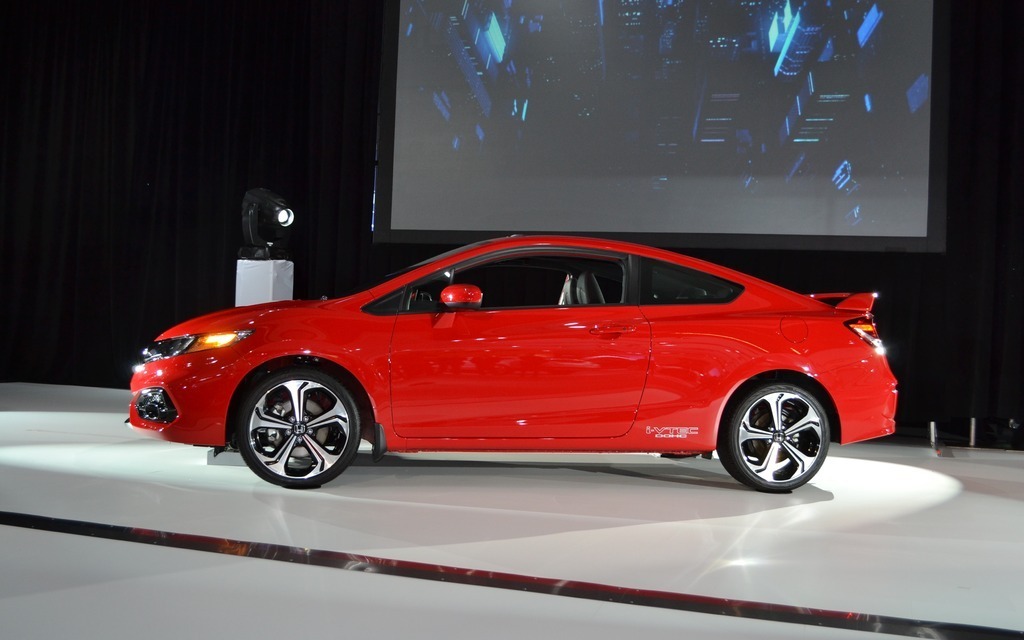 The Honda Civic Si at the Montreal Auto Show. 