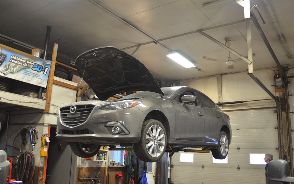 The Mazda3 ready to strut its stuff!