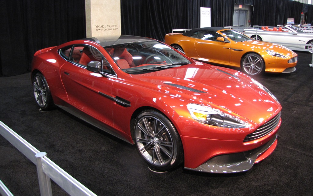 Aston Martin Vanquish au Salon de l'auto de Québec en 2013