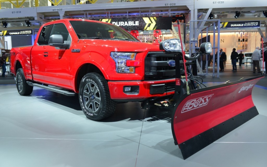 2015 Ford F-150 with Snow Plow System