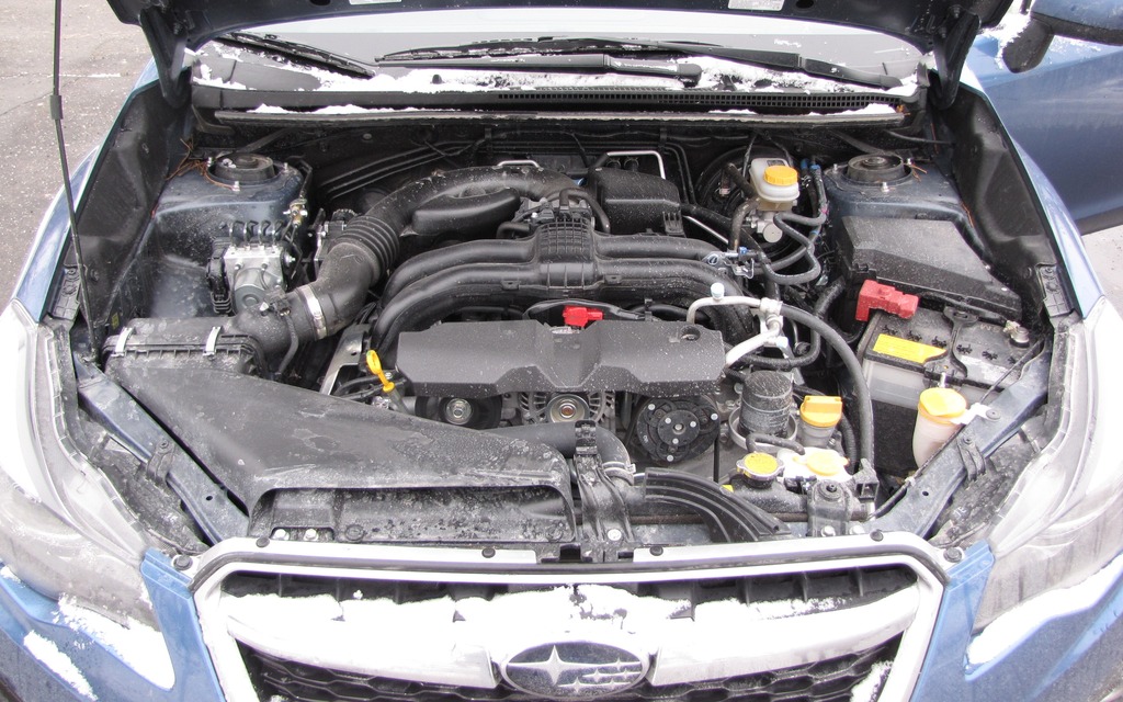 Le moteur Boxer à plat de 2,0 litres de 148 chevaux.